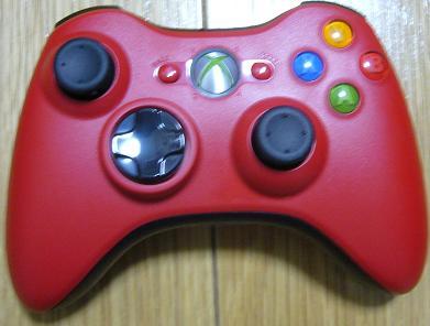Xbox360 ワイヤレスコントローラーレッド